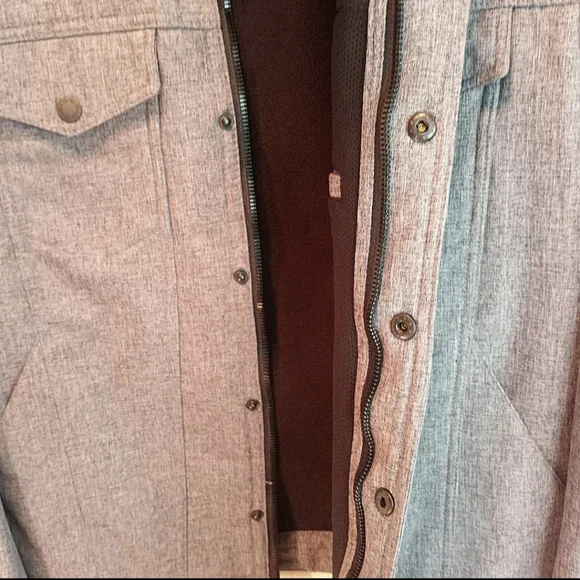 Levi's Strauss & Company, Grey Zip Snap Trucker Utility Jacket, Men Size Small - Picture 7 of 16